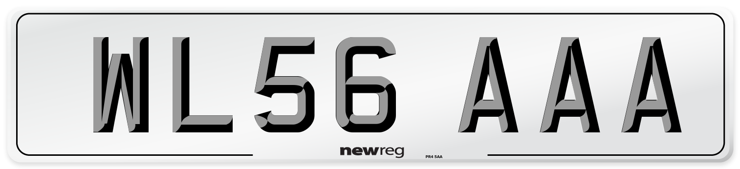 WL56 AAA Number Plate from New Reg